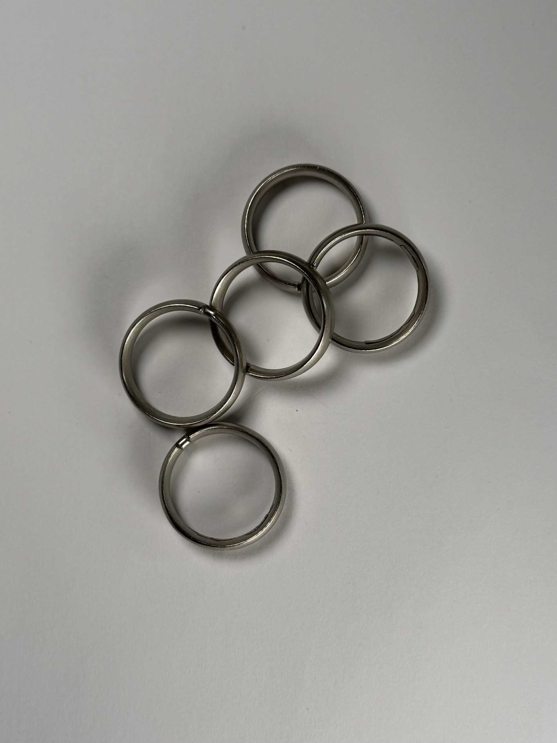 Žiedai karnizui 16mm MASSIV nikelio